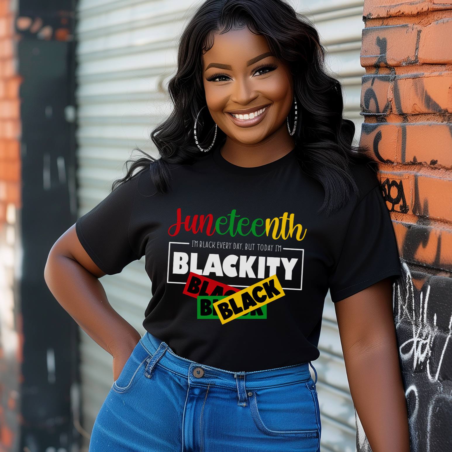 Blackity black Juneteenth t-shirt