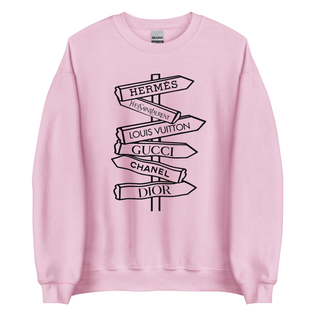 Designer Street Sign Sweatshirt
